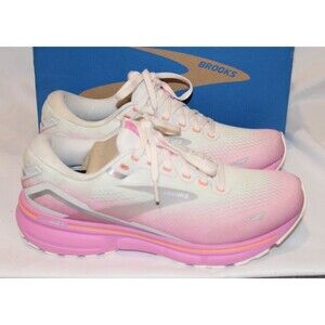 Brooks Ghost 15 Women's Running Shoes Sneakers Sz 10 GRAY PINK COCONUT NEW
